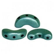 Les perles par Puca® Arcos kralen Metallic mat green turquoise 23980/94104